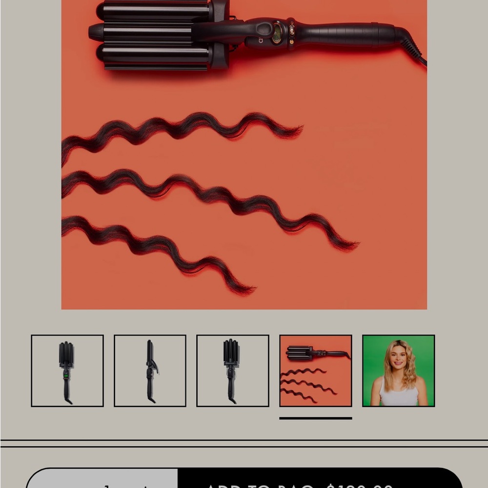 Triple Barrel Black Hair Waver